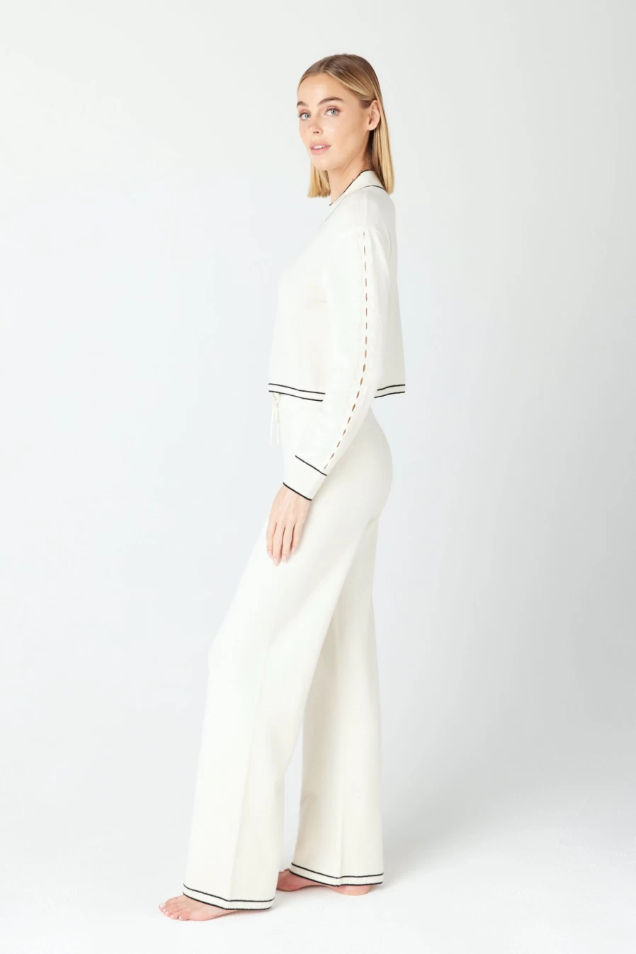 GIGI C Women's Aubrie High Waist Wide Leg Pants - Comfortable & Stylish Trousers for Everyday Wear