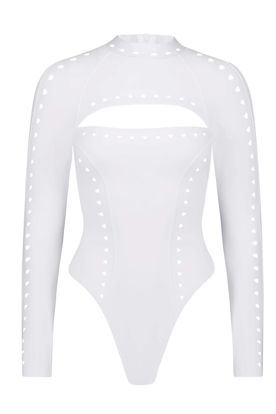 GIGI C Women's Riley Full Coverage Surf Suit - High Neck Long Sleeve Swimwear for Women
